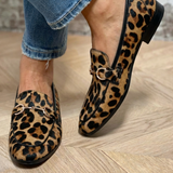 Adrianna - Mocassin Léopard Audacieux