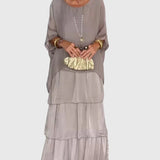 Patricia | Robe Élégante Longue et Fluide