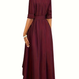 Martine | Robe Maxi Boutonnée Parfaite pour les Fêtes