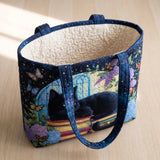Sac Artisanal - Chat Noir sur Livres