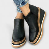 Laurette | Bottes Cuir Motif Chat