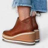 Laurette | Bottes Cuir Motif Chat