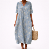 Line - Robe d’Été Imprimée Flatteuse