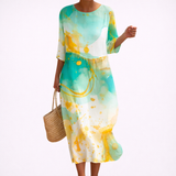 Mireille - Robe longue fluide chic et confortable