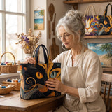 Sac Artisanal - Chat Mystique