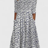 Violethia | Robe Midi Élégante