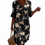 Bérénice - Robe femme décontractée à motifs floraux.