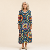 Amélie - Robe d’Été Imprimée Flatteuse