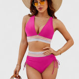 Énora | Ensemble de Bikini Élevé Élégant