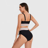 Énora | Ensemble de Bikini Élevé Élégant