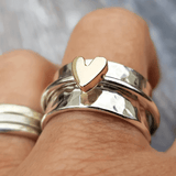 Melly - Bague en argent Amor