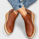 Laurette | Bottes Cuir Motif Chat
