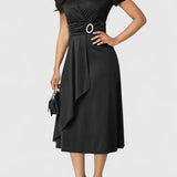 Zhyrelle | Robe Midi Élégante
