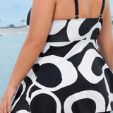 VALENTINE | COASTAL HARMONY PLUS SIZE TANKINI SET