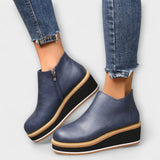 Laurette | Bottes Cuir Motif Chat