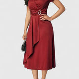 Zhyrelle | Robe Midi Élégante