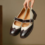 Marie | Mary Janes en cuir