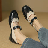 Marie | Mary Janes en cuir