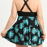 VIOLETTE | COASTAL BREEZE PLUS SIZE TANKINI SET