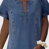 Christine | Robe en Jean Élégante