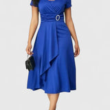 Zhyrelle | Robe Midi Élégante