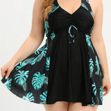 VIOLETTE | COASTAL BREEZE PLUS SIZE TANKINI SET
