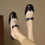 Marie | Mary Janes en cuir