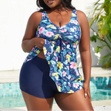 SOLVEIG | TROPICAL BREEZE PLUS SIZE TANKINI SET