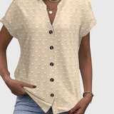 Élodie | Chemise V Neck Confortable
