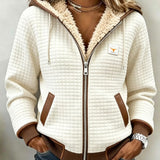 Manon | Veste à capuche avec doublure en Sherpa