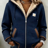 Anaïs | Veste à capuche avec doublure en Sherpa