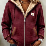 Nina | Veste à capuche avec doublure en Sherpa