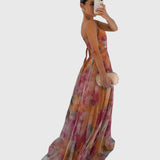 Caroline | Robe Maxi Fleurie