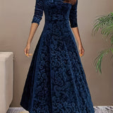 Julie | Robe Maxi Élégante à Motifs