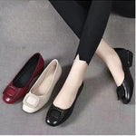 Ballerines légères à bride, plusieurs couleurs (noir, rouge, beige), semelles basses