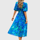 Merlin | Robe Midi Florale Flatteuse