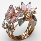 Bague Zirkonia Papillon Natur Ljus