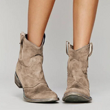 Laurette | Bottes en Cuir Motif Chat