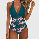 Émilie | Maillot de bain une pièce élégant à décolleté en V