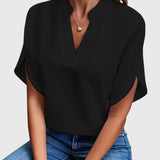 Isabelle | Chemise V Neck Douce et Élégante