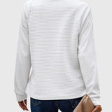 Christine | Pull élégant à demi zip