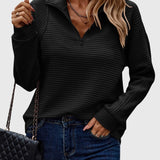 Christine | Pull élégant à demi zip
