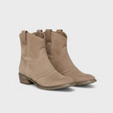 Laurette | Bottes en Cuir Motif Chat