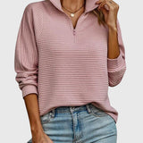 Christine | Pull élégant à demi zip