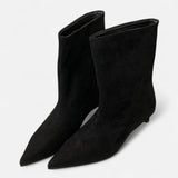 Laurine | Bottines Cuir Talon Carré