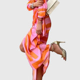 Everly | Robe Wrap Élégante avec Imprimé