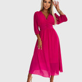 Chloe | Robe en Chiffon Soie Légère