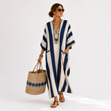 Caftan Yasmina Bleu Marine