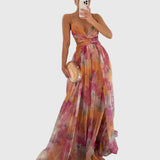 Caroline | Robe Maxi Fleurie
