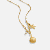 Marguerite – Chaîne avec pendentif étoile couleur or
